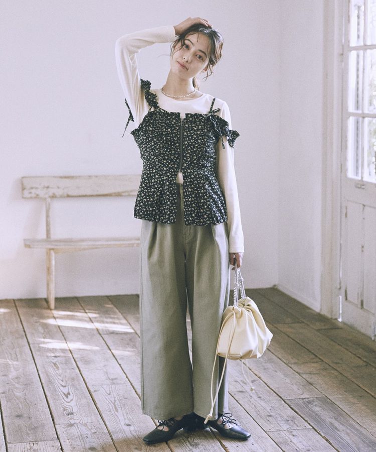 earth music&ecology「パールMIXスライドネックレス」|ネックレス|