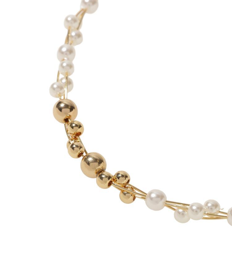 earth music&ecology「パールMIXスライドネックレス」|ネックレス|