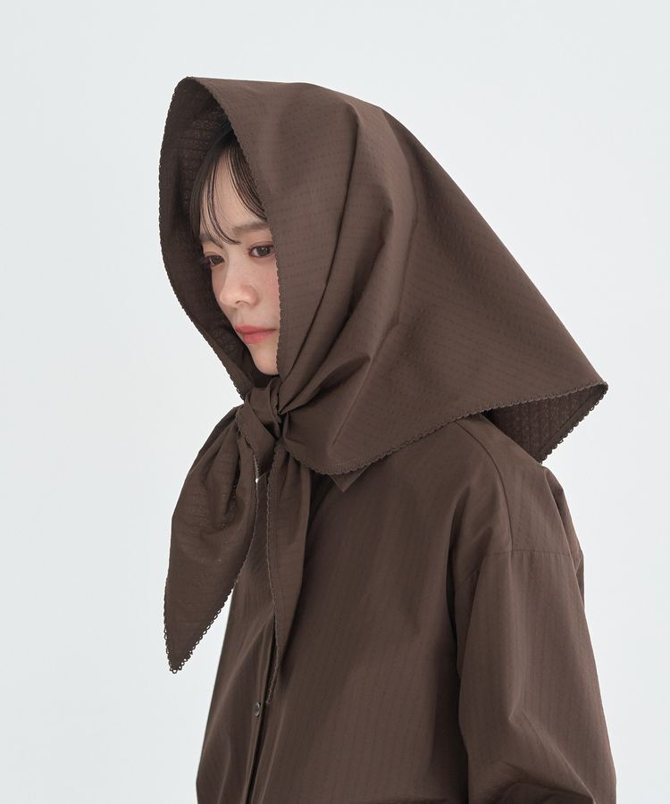 earth music&ecology「【SET2点】スカーフ付きスキッパーシャツ」|シャツ・ブラウス|