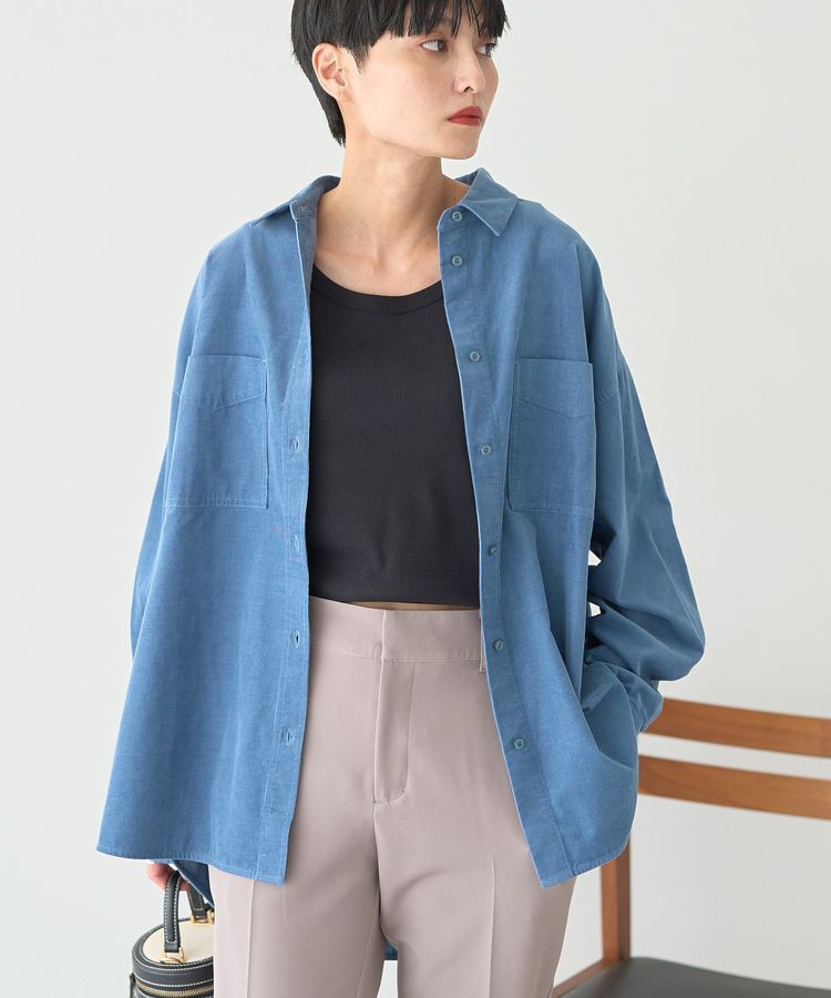 AMERICAN HOLIC「Wポケットコーデュロイシャツ」|シャツ・ブラウス|