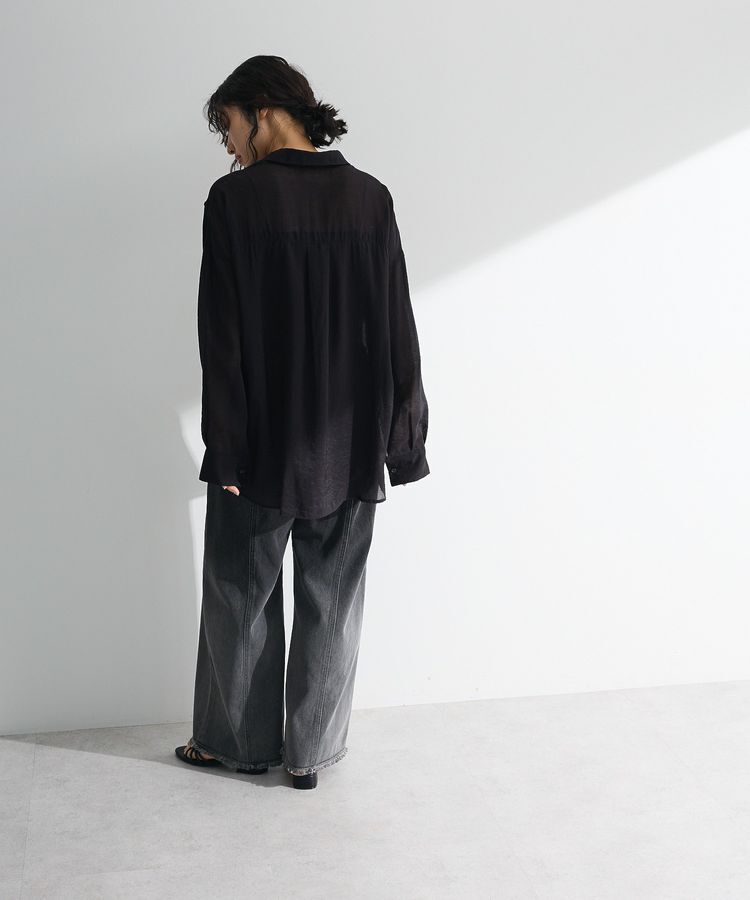 Green Parks「・ELENCARE DUE テープ刺繍シアーシャツ」|シャツ・ブラウス|