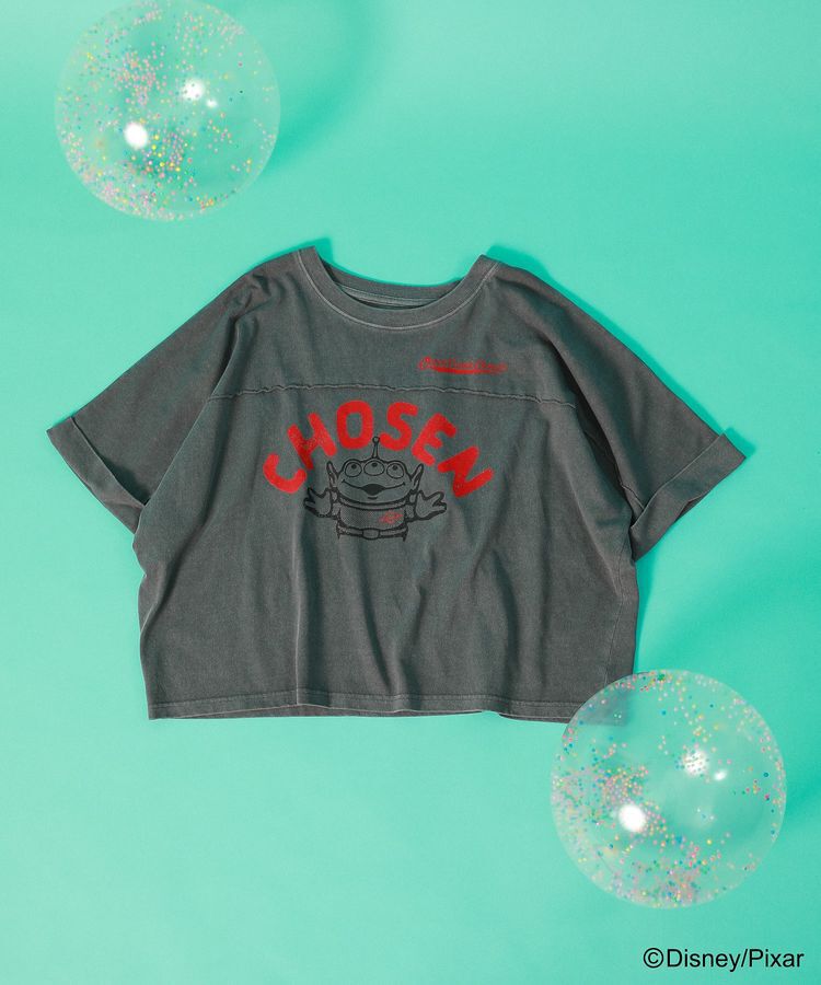 Green Parks「TOY STORY / キリカエフレンチプルオーバー」|Tシャツ・カットソー|Charcoal Gray