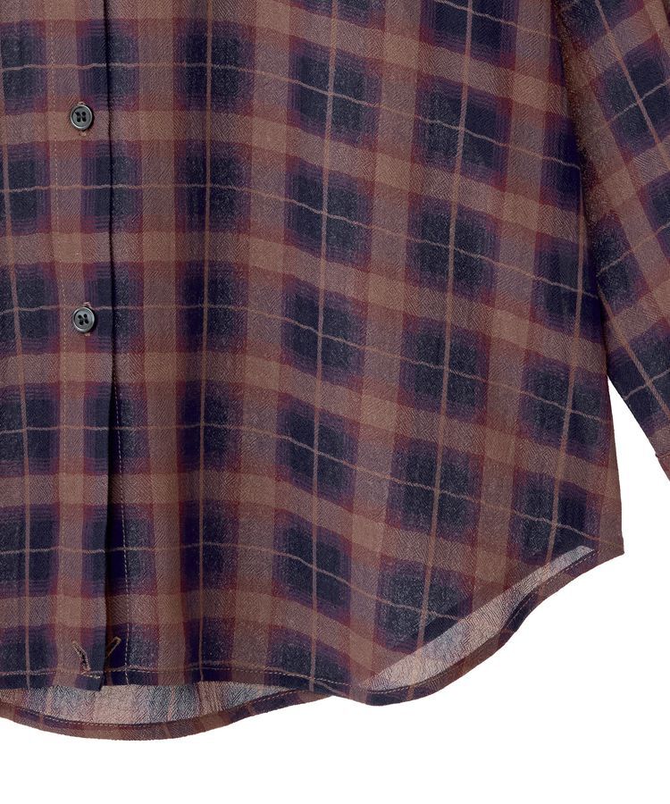 Green Parks「カシュクールシアーシャツ」|シャツ・ブラウス|