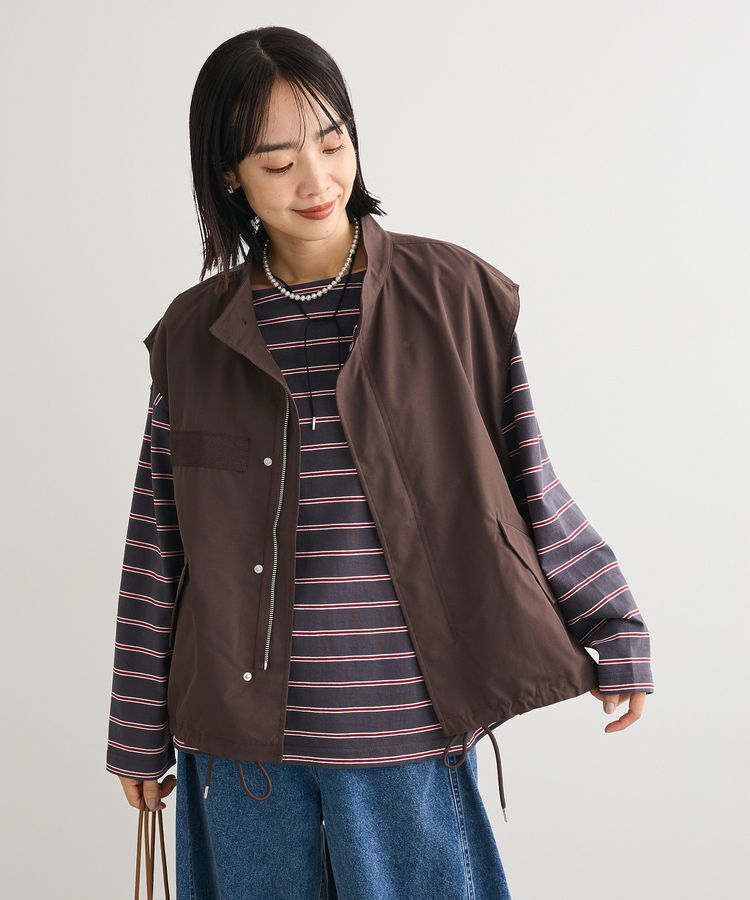 Green Parks「ミリタリーベスト」|ベスト・ジレ|