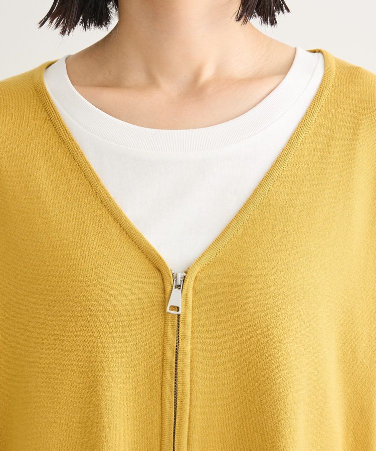 Green Parks「アンチピリングゆるzipカーディガン」|カーディガン|