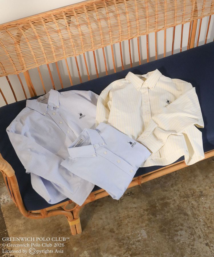 Green Parks「GREENWICH POLO CLUB(TM)クロップドシャツ」|シャツ・ブラウス|