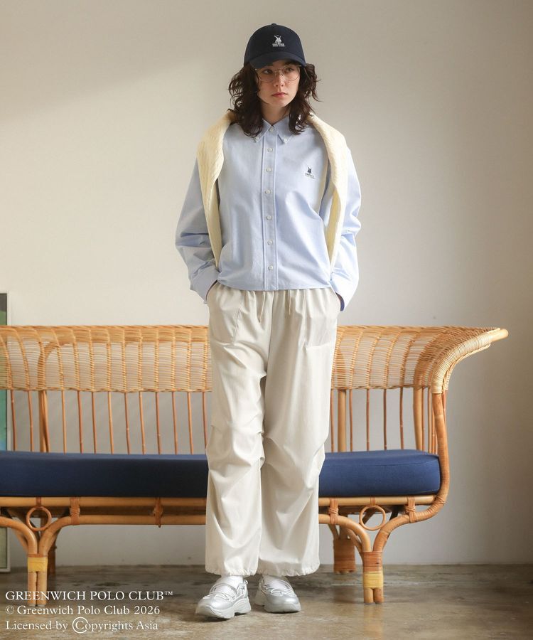 Green Parks「GREENWICH POLO CLUB(TM)クロップドシャツ」|シャツ・ブラウス|