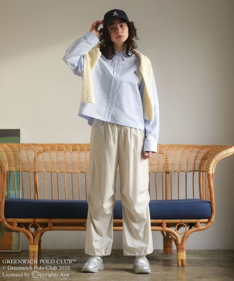 Green Parks「GREENWICH POLO CLUB(TM)クロップドシャツ」|シャツ・ブラウス|