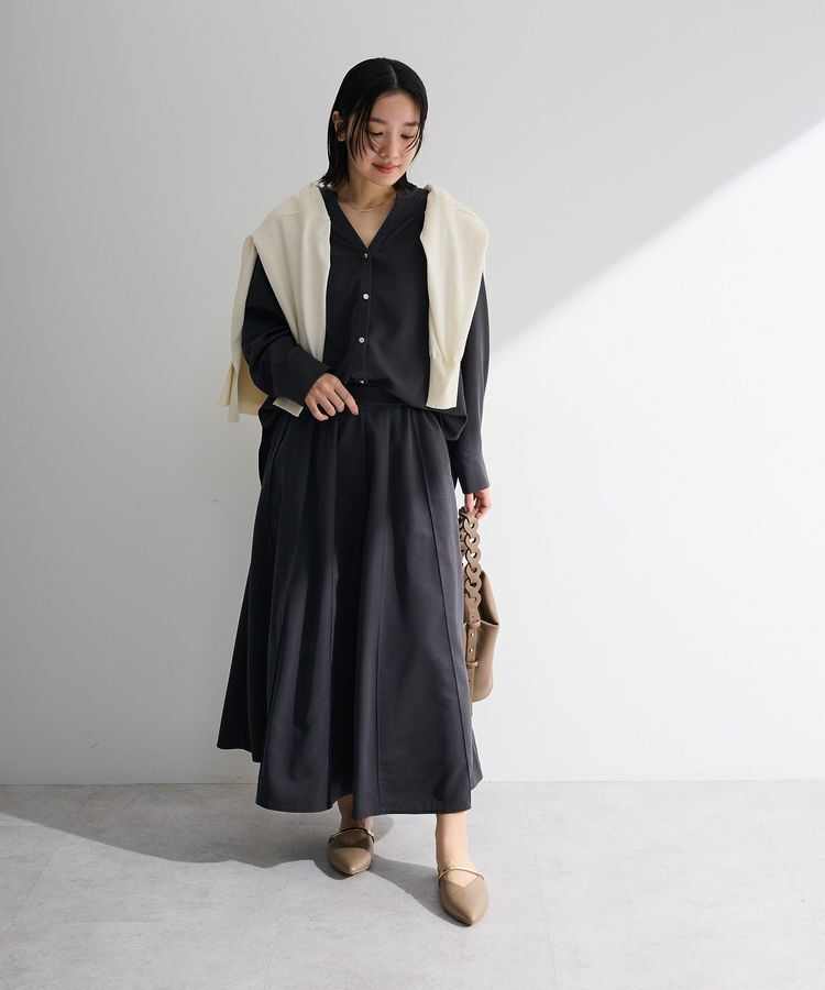 Green Parks「ここちニットVネックカーディガン」|カーディガン|