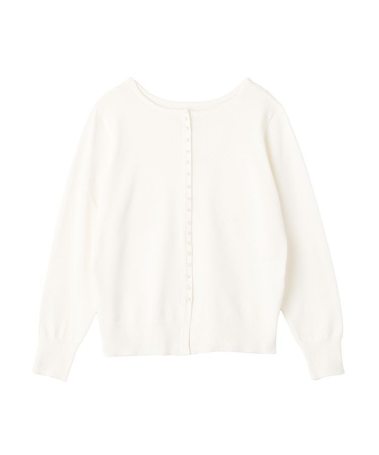 Green Parks「パール調ボタン付き2WAYニットプルオーバー」|ニット・セーター|