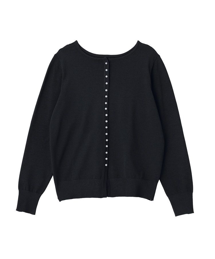 Green Parks「パール調ボタン付き2WAYニットプルオーバー」|ニット・セーター|