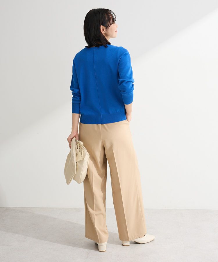 Green Parks「パール調ボタン付き2WAYニットプルオーバー」|ニット・セーター|