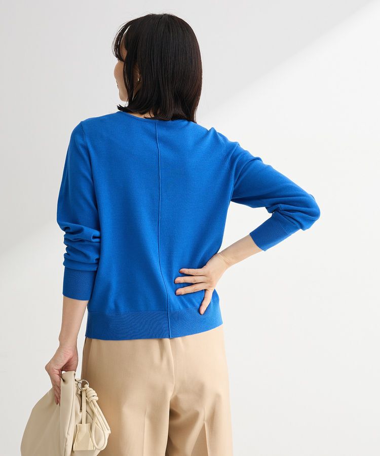 Green Parks「パール調ボタン付き2WAYニットプルオーバー」|ニット・セーター|