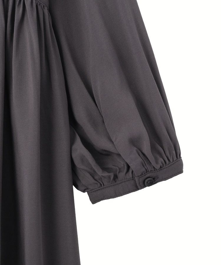 Green Parks「スキッパーギャザーワンピース」|ワンピース|