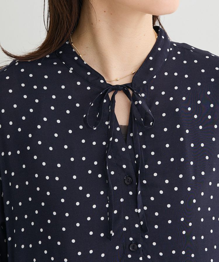 Green Parks「スキッパーギャザーワンピース」|ワンピース|