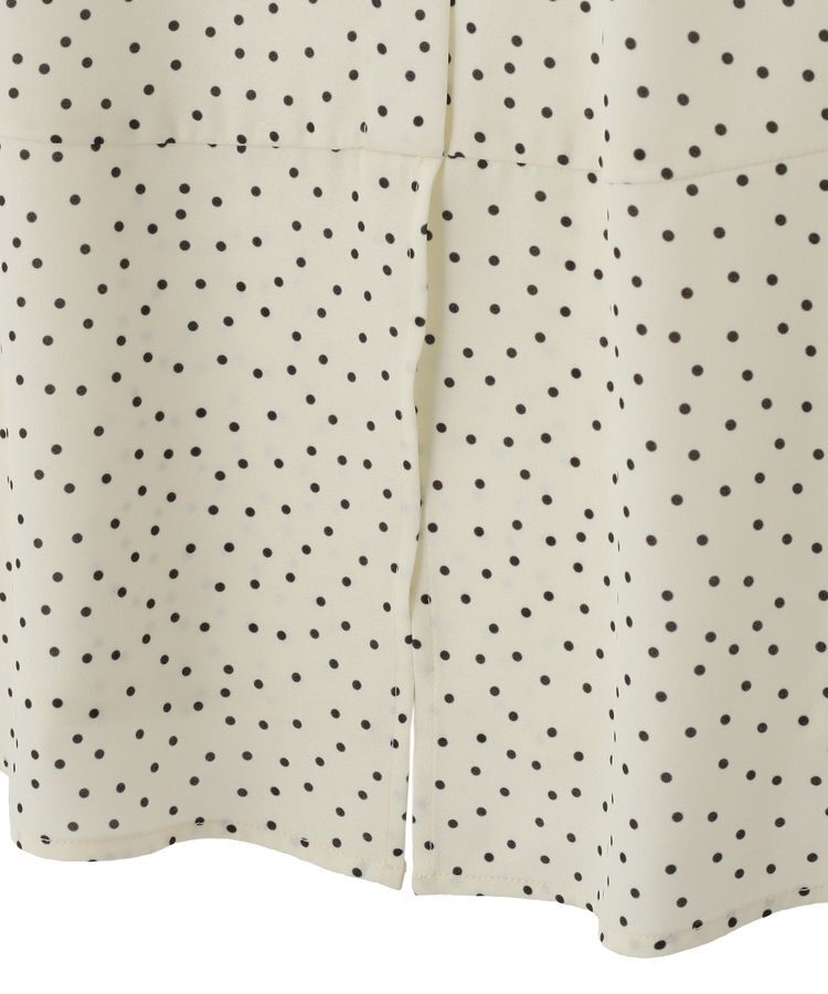 Green Parks「ドットイージーケアバックスリットブラウス」|シャツ・ブラウス|