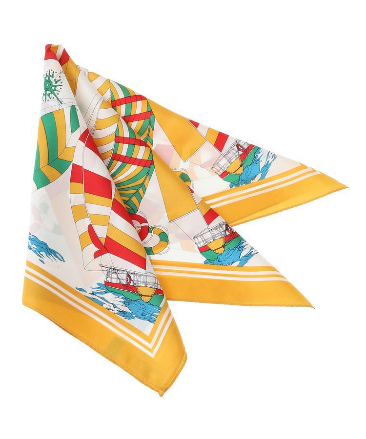 YECCA VECCA「【kakatoo】ヨット柄スカーフ」|バンダナ・スカーフ|
