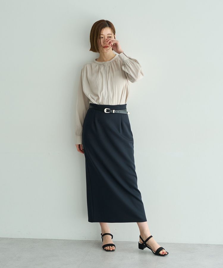 YECCA VECCA「ギャザーブラウス」|シャツ・ブラウス|