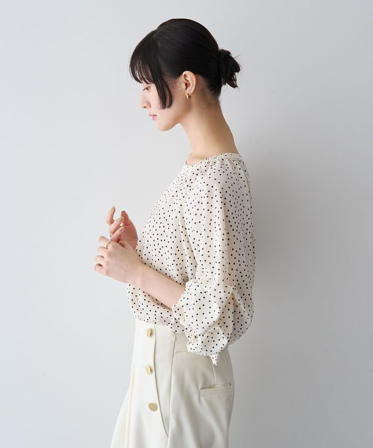 YECCA VECCA「ホイップスリーブブラウス」|シャツ・ブラウス|