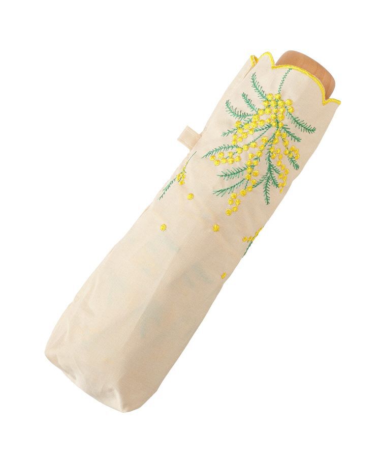 YECCA VECCA「【because】ミモザ刺繍ミニ」|傘|