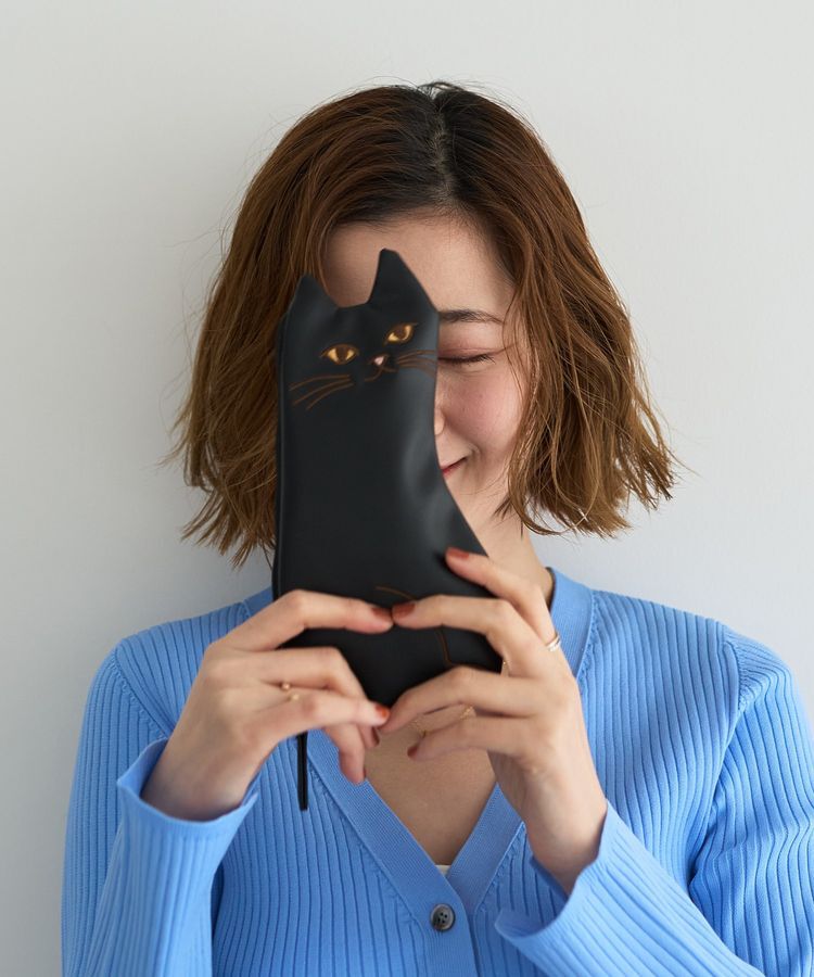 YECCA VECCA「【because】PUお出かけキャットミニ」|傘|