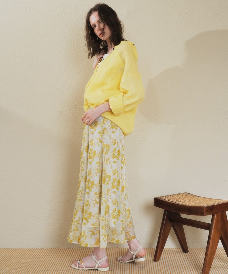 YECCA VECCA「3wayフレンチリネンシャツ」|シャツ・ブラウス|