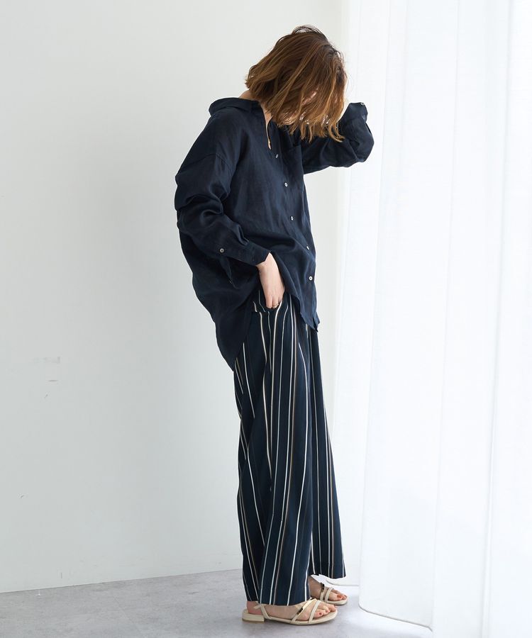 YECCA VECCA「3wayフレンチリネンシャツ」|シャツ・ブラウス|