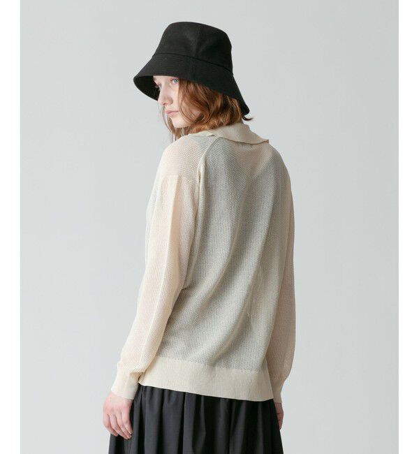 allureville「シアーカノコスキッパーネック プルオーバー」|ニット・セーター|