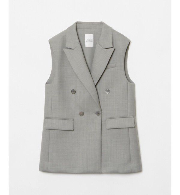 LOULOU WILLOUGHBY「【LOULOU WILLOUGHBY】ボンディングジレ」|ベスト・ジレ|