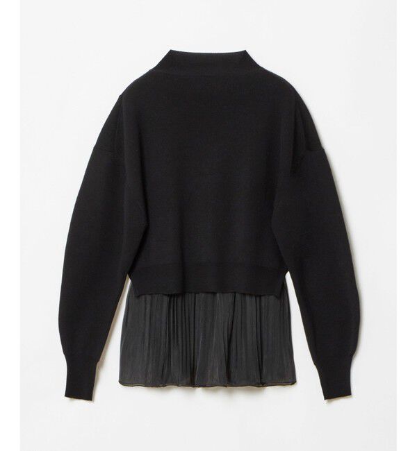 allureville「セットシアーペプラムプルオーバー」|ニット・セーター|