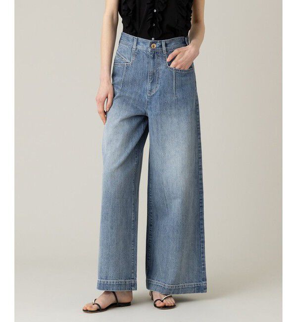 LOULOU WILLOUGHBY「【LOULOU WILLOUGHBY】◇デニムバギーパンツ」|デニム|