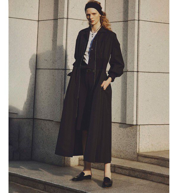 allureville「ボンバーワンピース」|ワンピース|ブラック