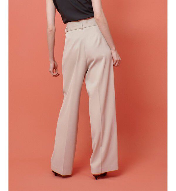 LOULOU WILLOUGHBY「【LOULOU WILLOUGHBY】ビジューバックルパンツ」|チノ|