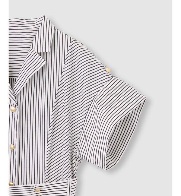 allureville「ストライプドレス」|ワンピース|