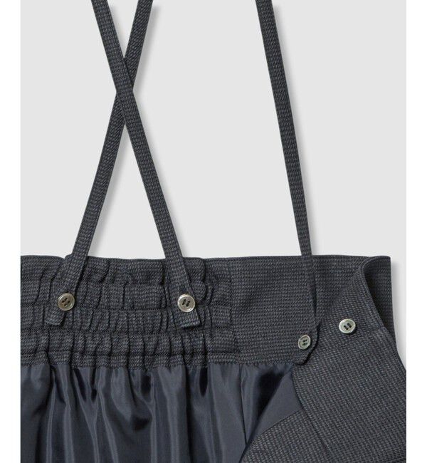 allureville「メランジピンヘッドサススカート」|タイト|