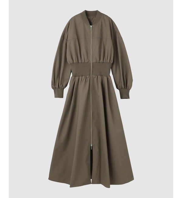 allureville「ボンバーワンピース　」|ワンピース|モカ