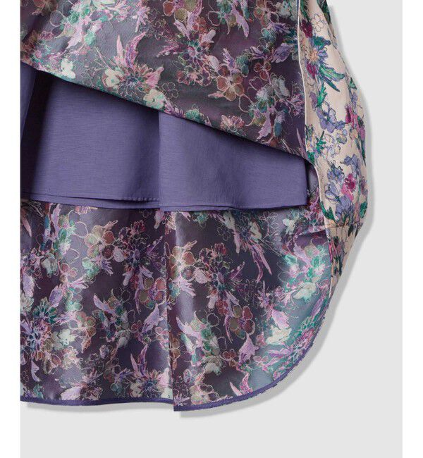 LOULOU WILLOUGHBY「【LOULOU WILLOUGHBY】LIMONTAフラワージャガードスカート」|スカート|