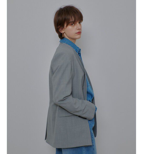 allureville「ストレッチノーカラージャケット」|ノーカラージャケット|