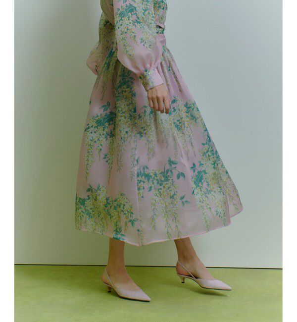 LOULOU WILLOUGHBY「【LOULOU WILLOUGHBY】RATTIオーガンフラワースカート」|スカート|