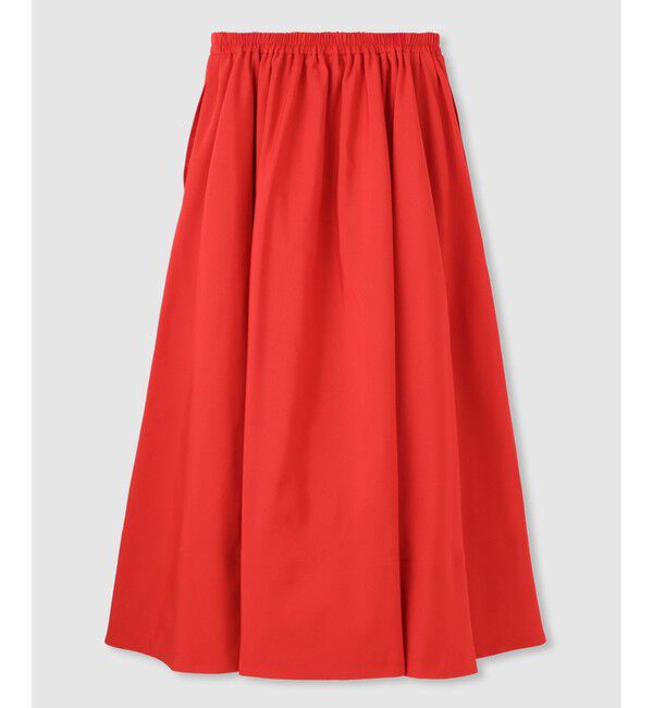 LOULOU WILLOUGHBY「【LOULOU WILLOUGHBY】ポリエステルコットングログランギャザースカート」|スカート|