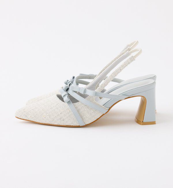  「リボンミュール/サックスツイード」|その他|