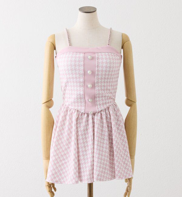  「swimwear/オフショルミニワンピース（2点セット)」|その他|