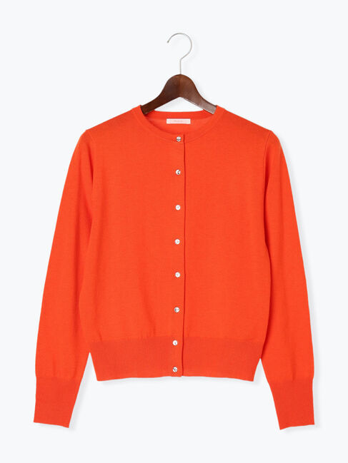 Te chichi「メタル釦クルーネックカーディガン」|カーディガン|