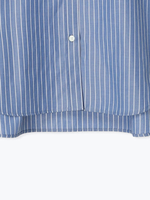 Lugnoncure「【イージーケア】バンドカラーオーバーシャツ」|シャツ・ブラウス|