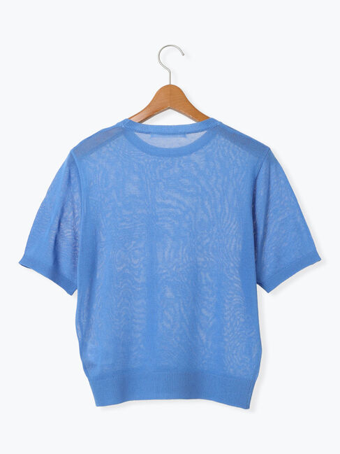 Lugnoncure「麻タッチ半袖ニット」|ニット・セーター|