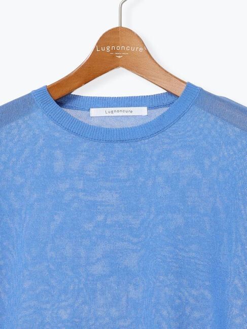 Lugnoncure「麻タッチ半袖ニット」|ニット・セーター|