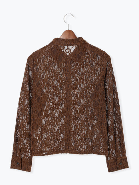 Te chichi「起毛レースシャツ」|シャツ・ブラウス|