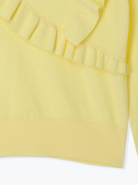 Te chichi「【Atelier Bonheur】イレギュラーフリルニットプルオーバー《2025winter catalog item》」|ニット・セーター|