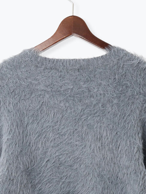 Te chichi「シャギーヤーンロングスリーブニット」|ニット・セーター|