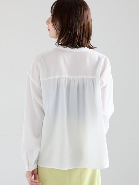 Te chichi「フロントフリルキーネックブラウス」|シャツ・ブラウス|